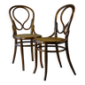 2 chaises bistrot fischel omega n°20- 1915 -