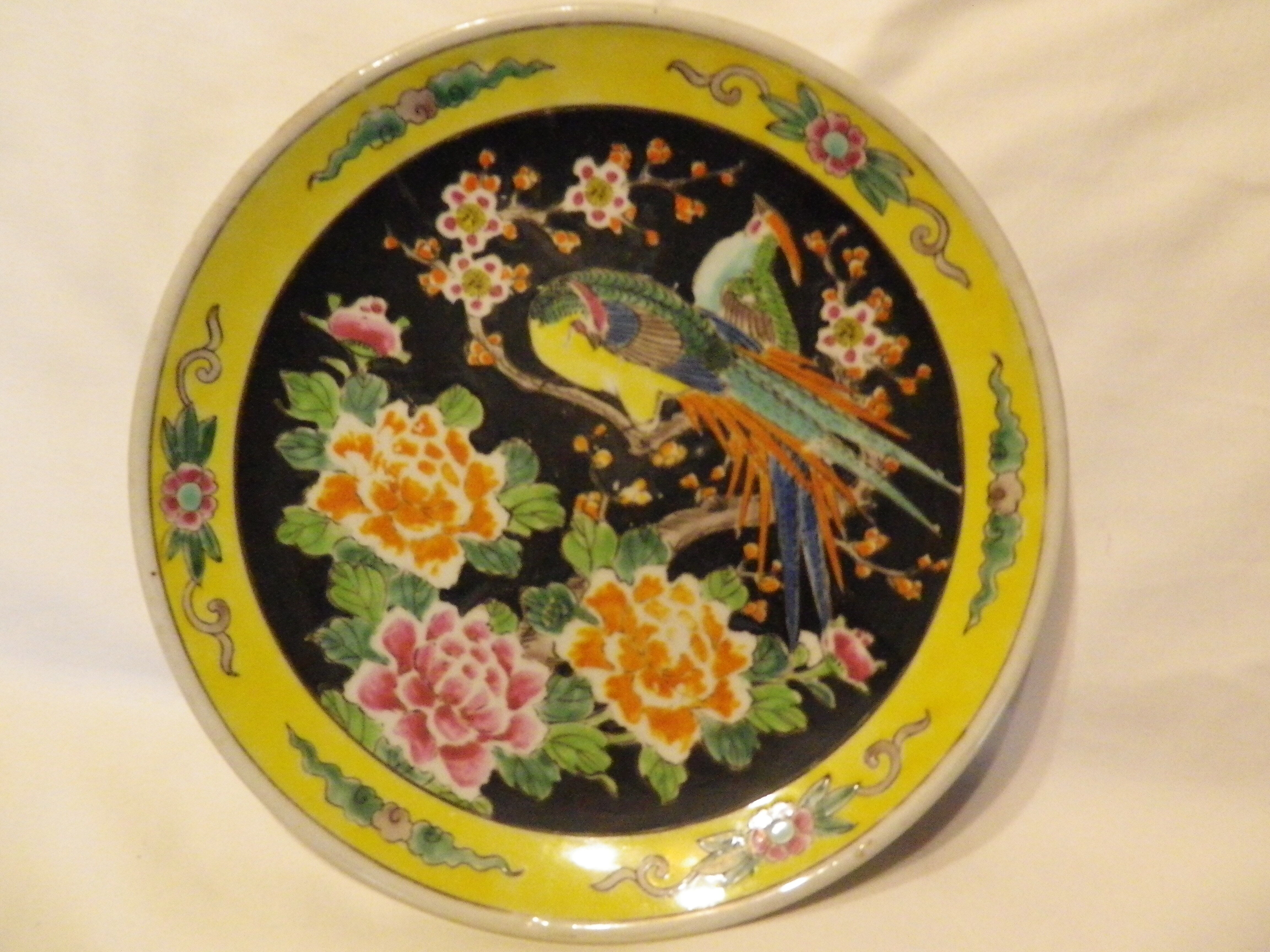 plate decors emaux made in japan