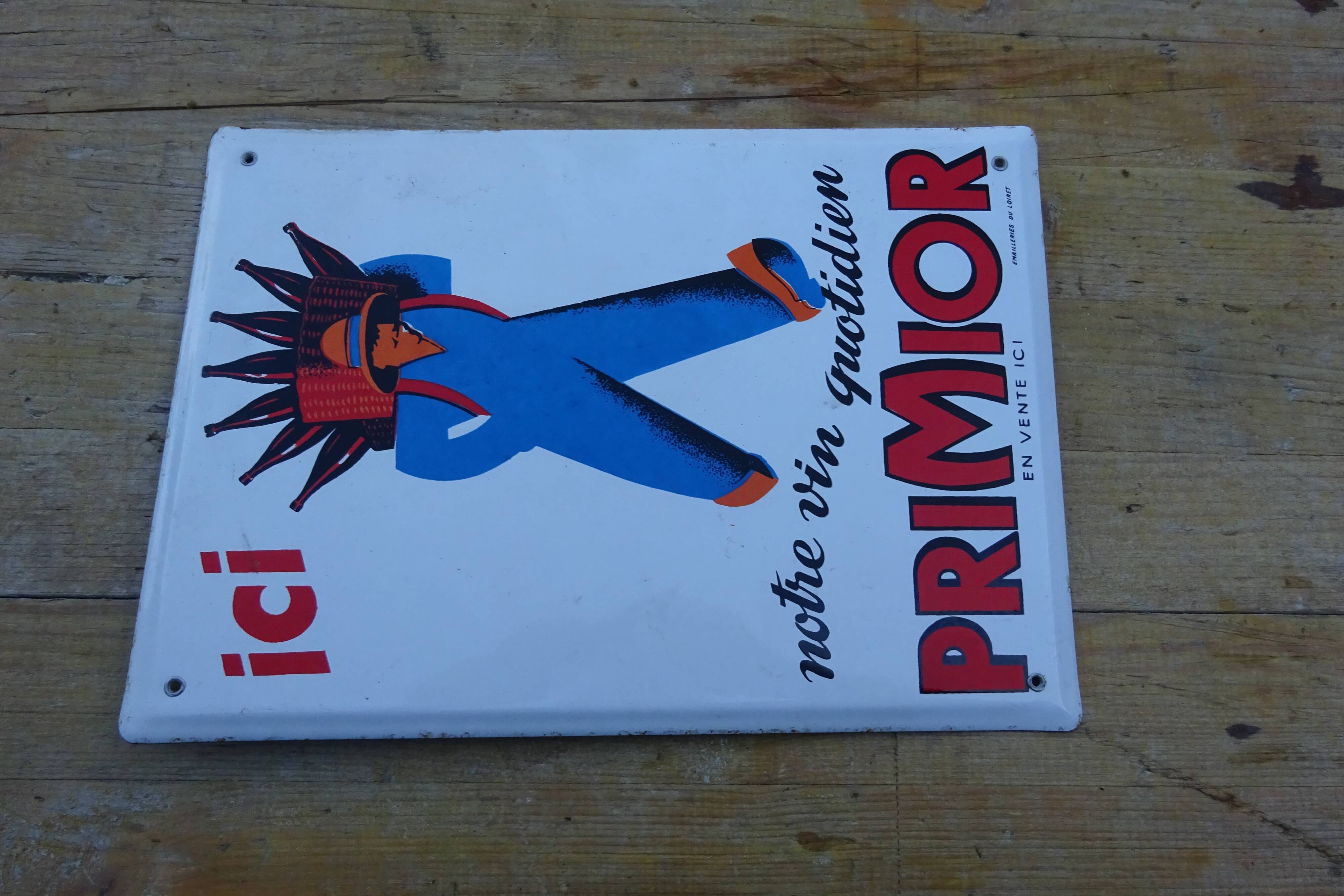 tole enamelled primor wine