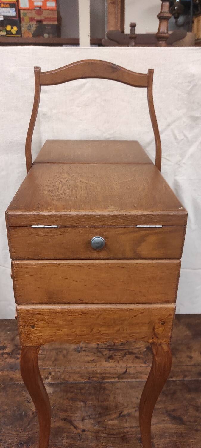 Vintage Worker Vintage Sewing Box on Feet