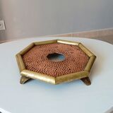 Old brass and hammered copper underside
