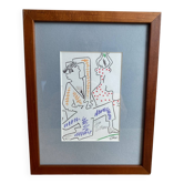 Lithographie "Danseurs de Flamenco", Jean Cocteau