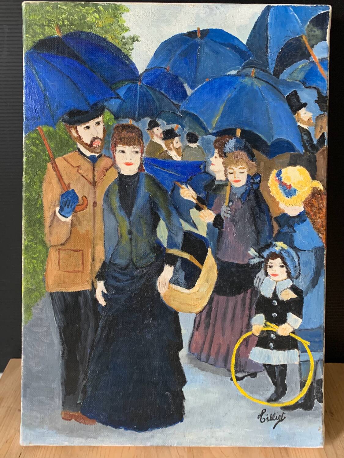 Oil painting on canvas