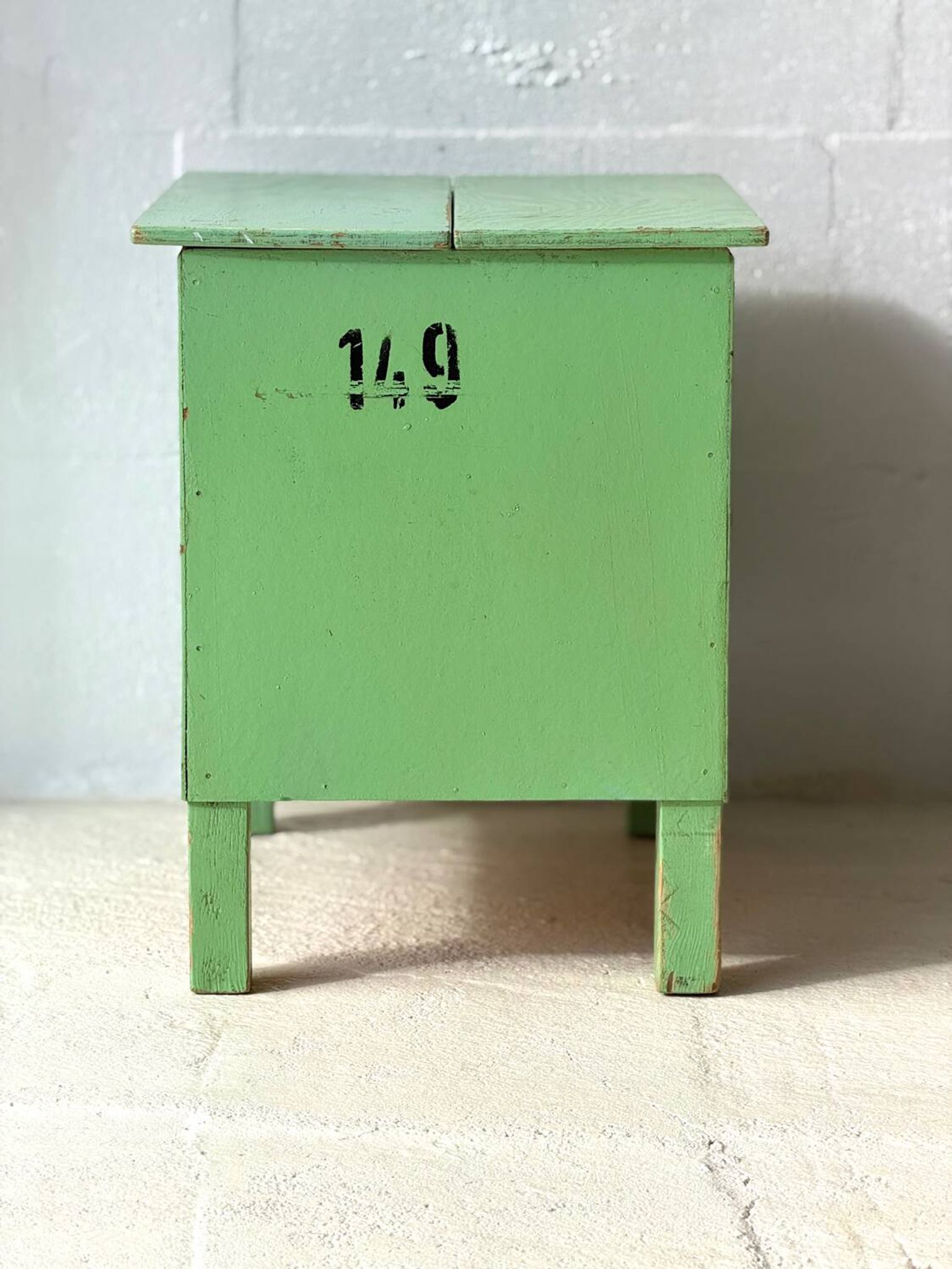 Table industrielle vintage, années 1960