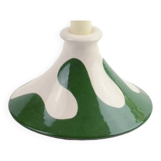 Small Candle Holder - green