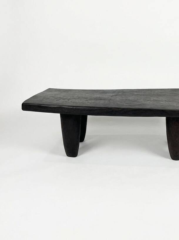 Senoufo Coffee Table N1-26 in Solid Wood 1 metre - Senoufo Bench | Esp