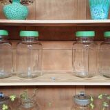 Sideboard with 2 glass panels
