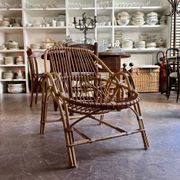 1960s rattan armchair no. 1
