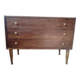 Commode vintage sauteuse pieds compas tournés