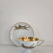 Tasse porcelaine de Paris " chasses Royales"