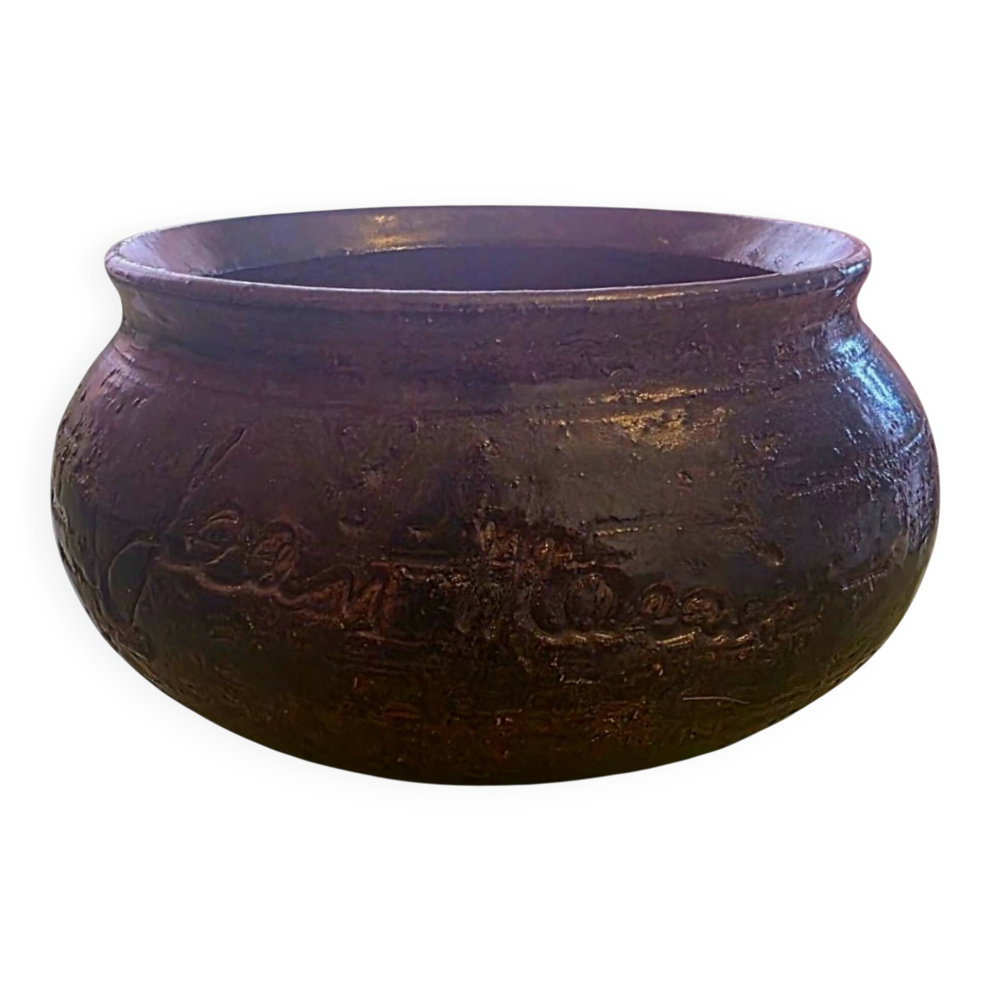 Bowl / Ceramic pot by Jean Marais – Signed and numbered