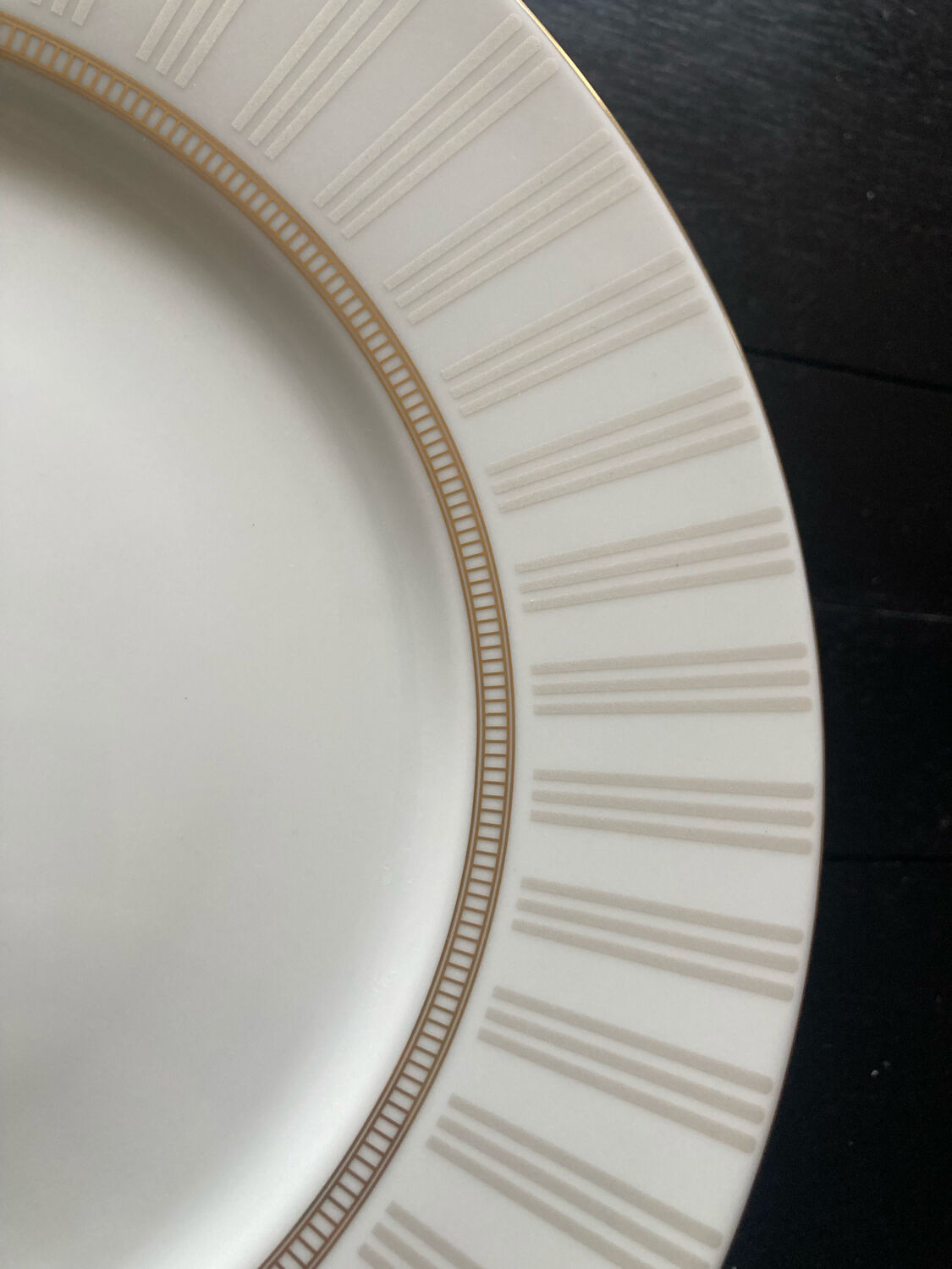 Guy Degrenne porcelain plates