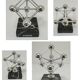 Clipboard atomium brussels metal marble vintage design