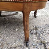 Louis Philippe style velvet bench