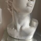 Old plaster bust of David
