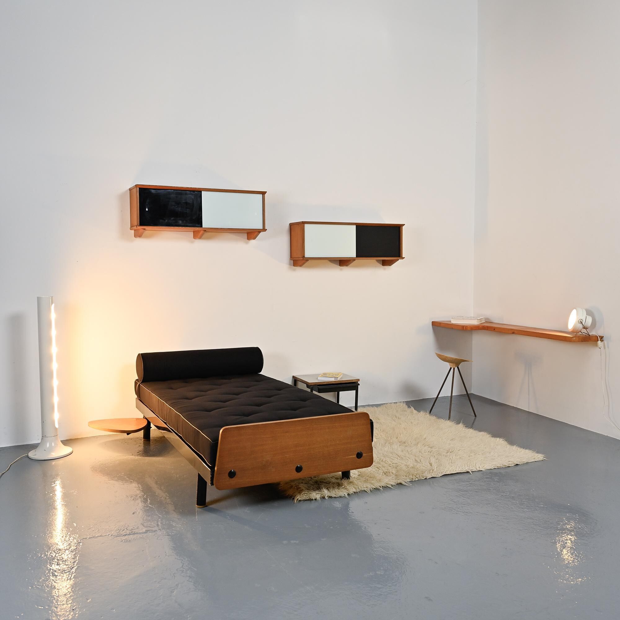 Daybed "SCAL" by Jean Prouvé, circa 1955