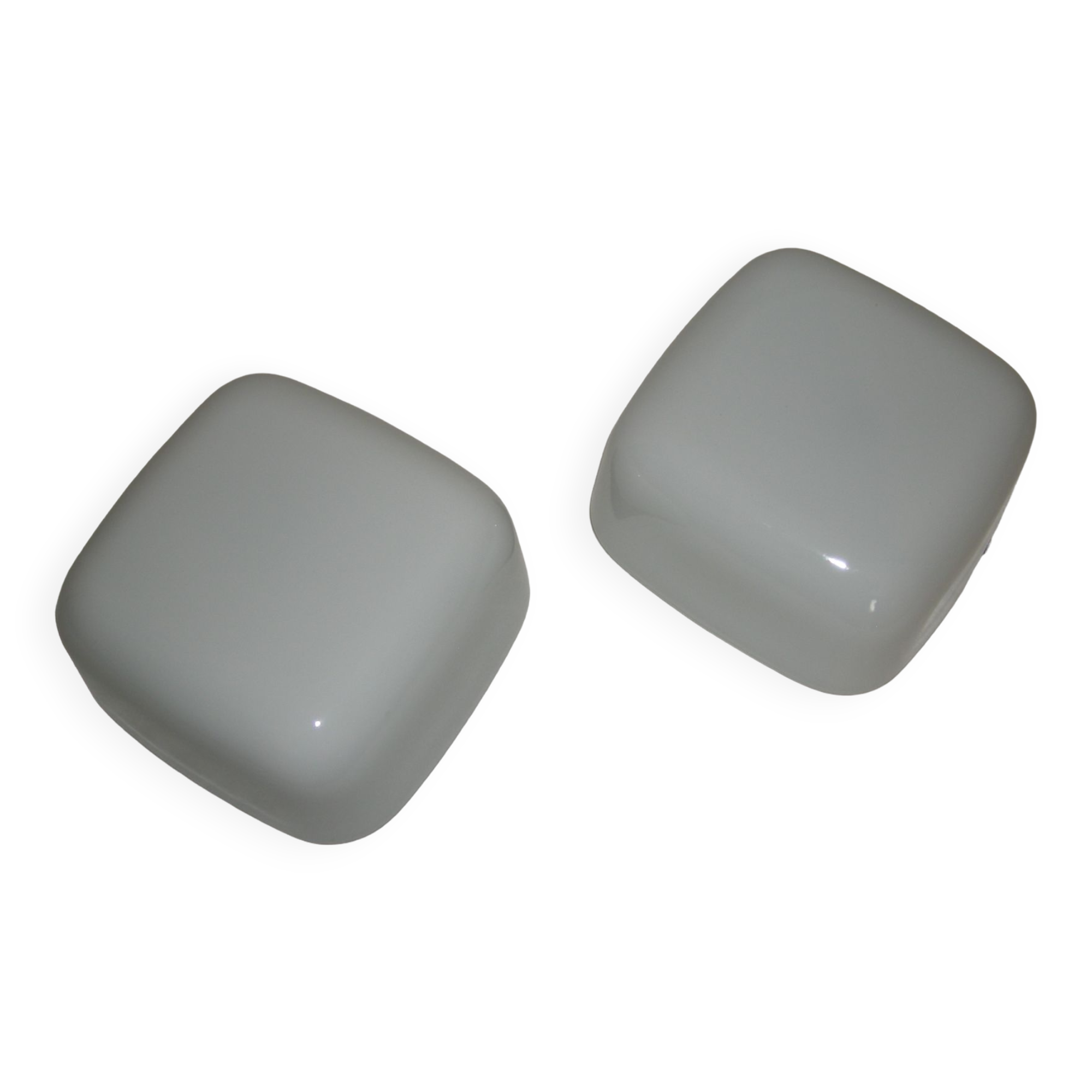 Pair of wall lamps or square ceiling lamp from the 50s
