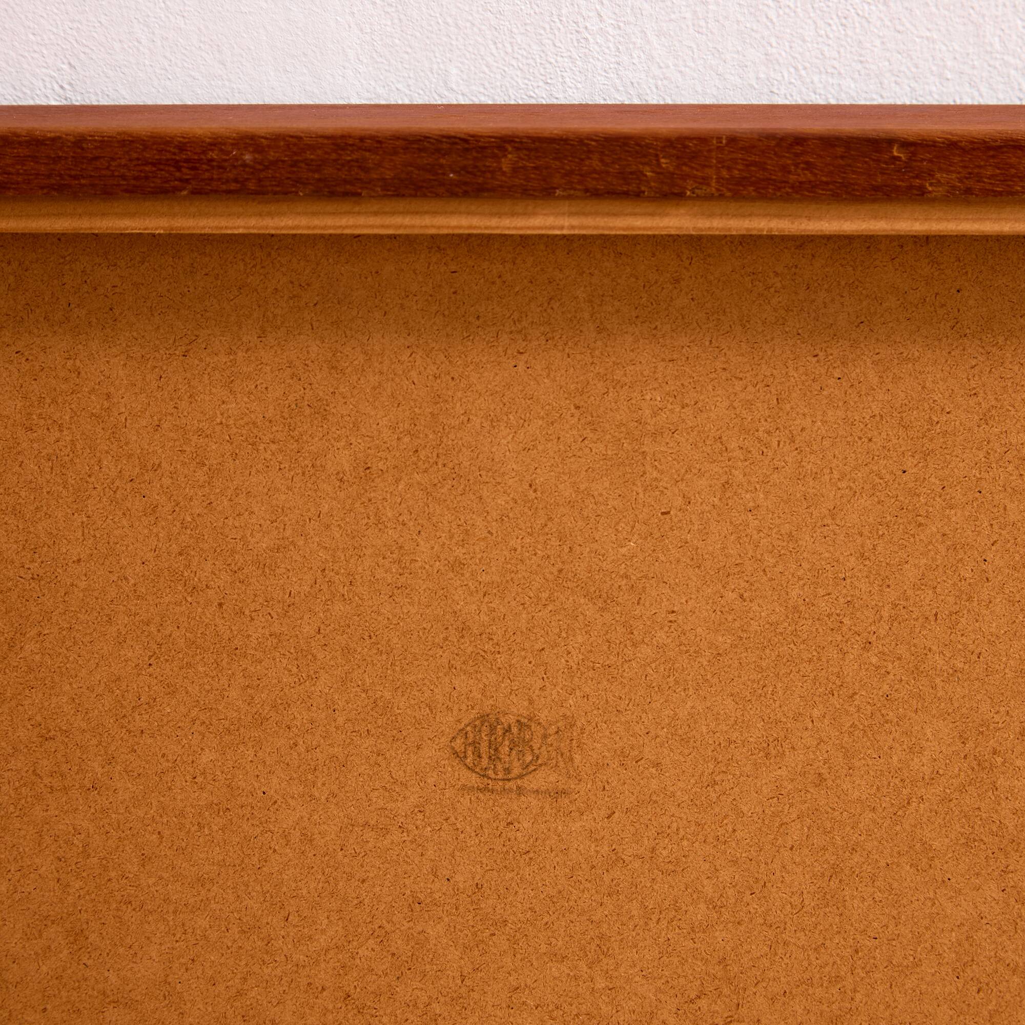 Teak framed mirror by Aksel Kjersgaard