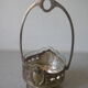 Old drageoir bonbonnière early 20th silver metal dated 1910 monogram S