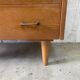 Vintage chest of drawers with conical legs