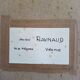 Watercolor signed, artist label on the back Valence, André Raynaud