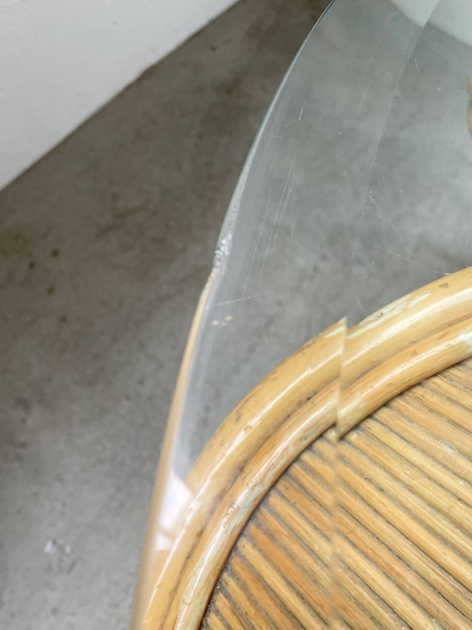 Vivai del sud “flower” rattan coffee table