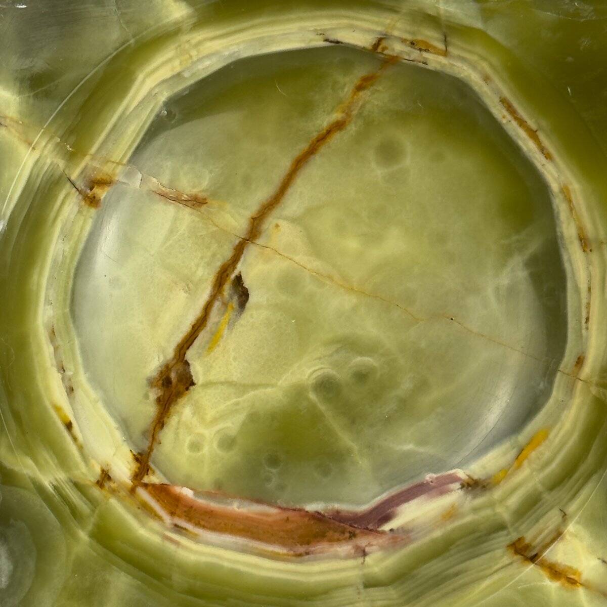 Vintage onyx ashtray, Italy, 1950s