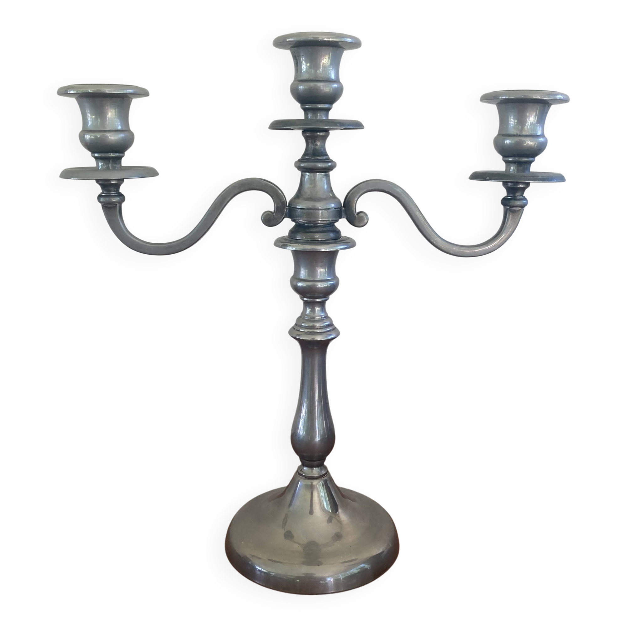 Silver-plated candlestick