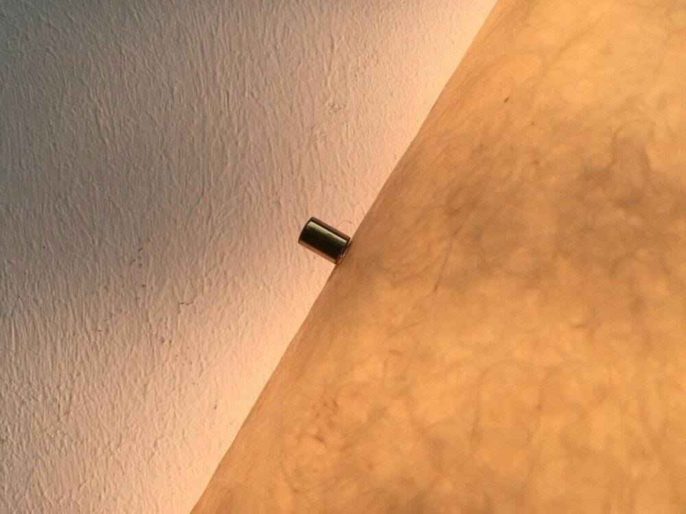 Mid-Century Minimalist Triangular Ceiling Lamp in Fibreglass, 1960s