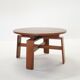 Vintage Italian Round Dining Table by Silvio Coppola for Bernini, 1970s
