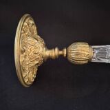 Cornet or tulip vase, centrepiece, Baccarat crystal 19th century