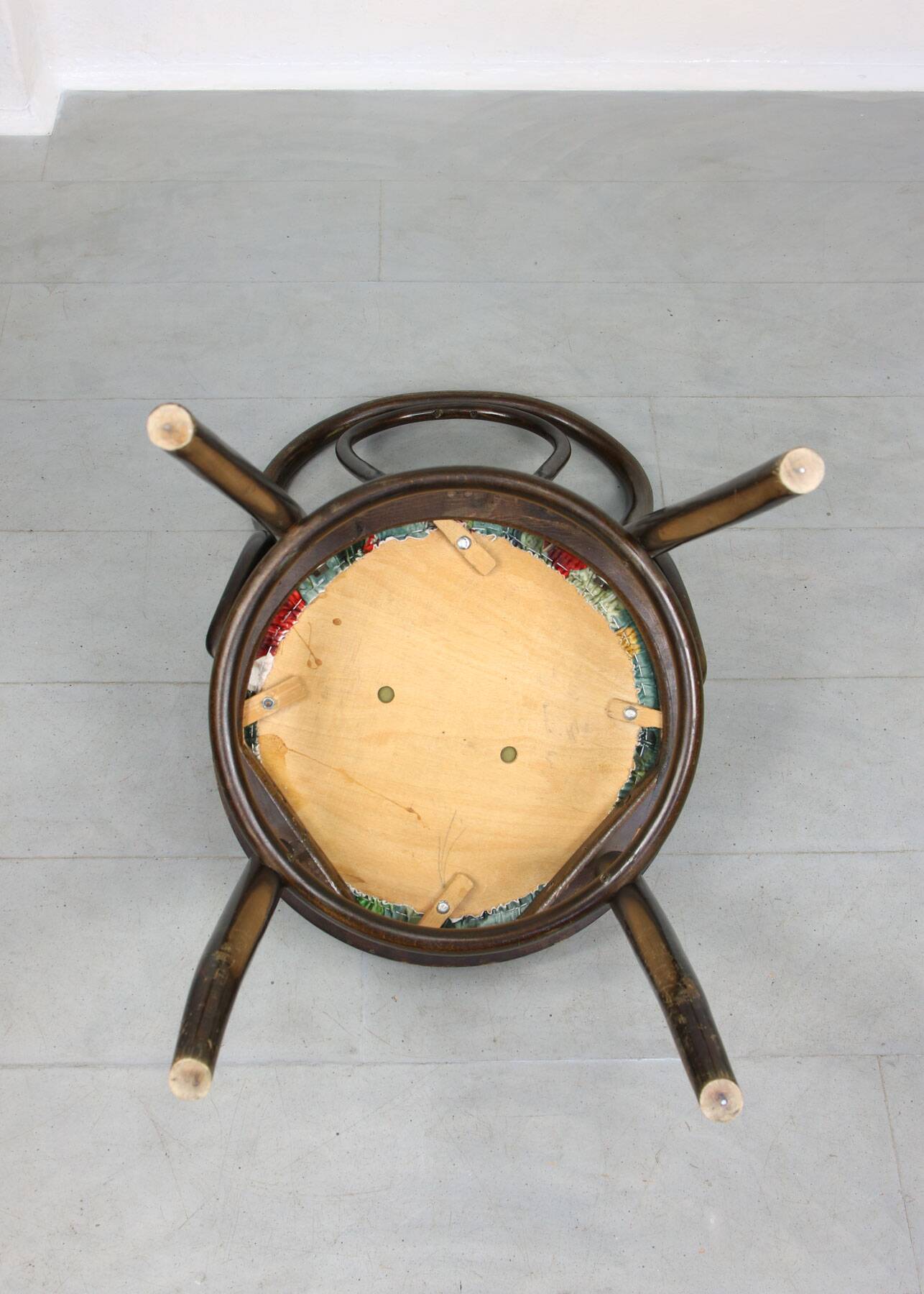 Vintage Velvet No. 18 Dining Chairs by Michael Thonet, Set of 4