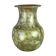 Vase with complete golden crystallization, high silhouette - Montgolfier - 80s