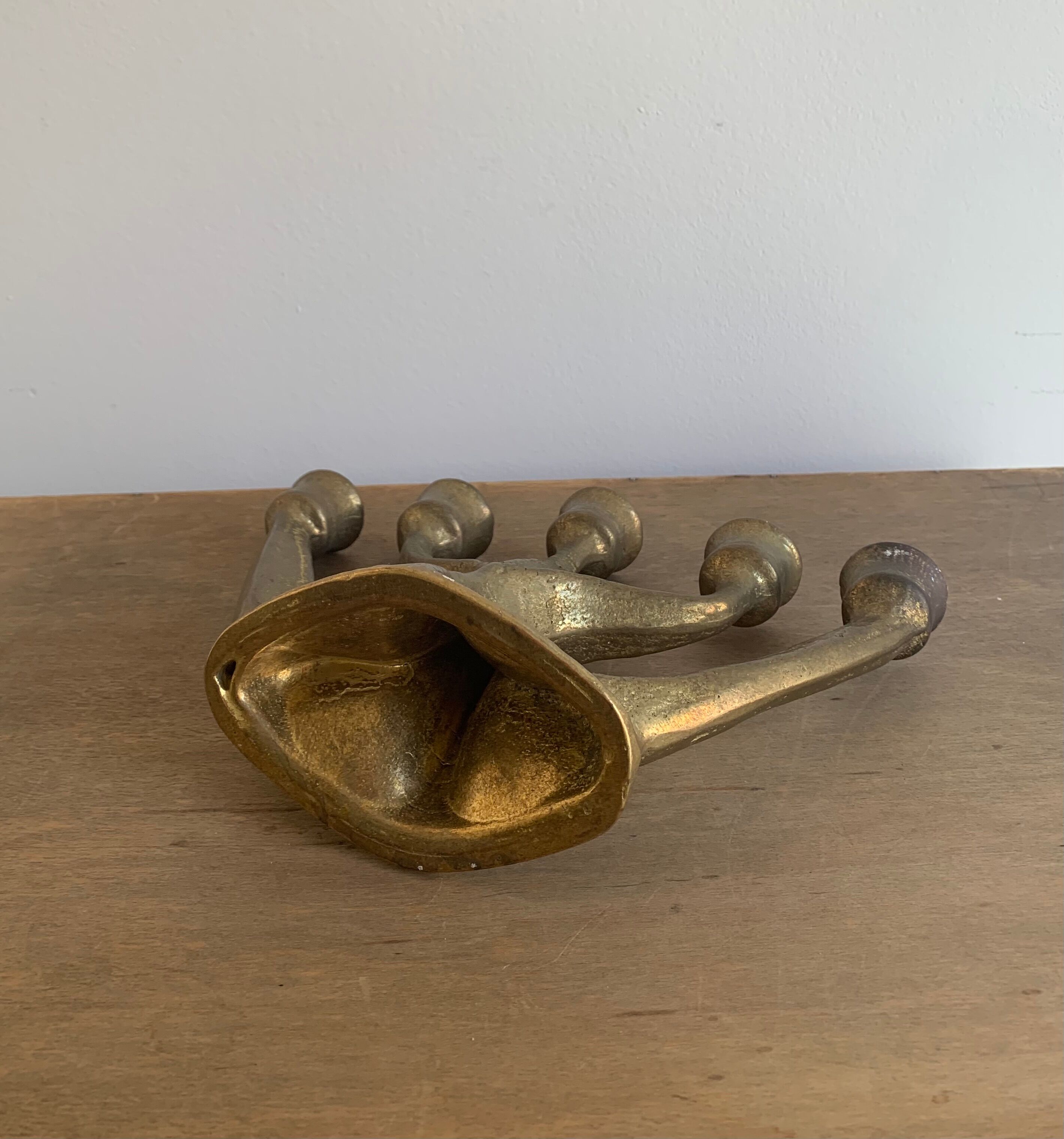 Bronze candleholder, 1970s
