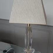 Vintage plexiglass lamp Le Dauphin