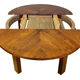 Table à manger extensible des années 1930