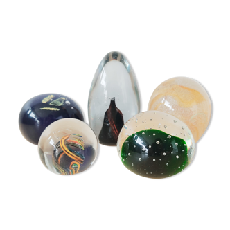 Set of 5 sulphides
