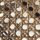 Cane folding chair