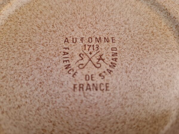 Service assiettes modèle Automne Saint Amand