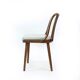 Ensemble de 4 chaises de salle à manger en chêne foncé courbé par Jitona, Tchécoslovaquie 1960