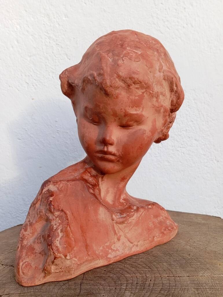Terracotta bust Amedeo Gennarelli