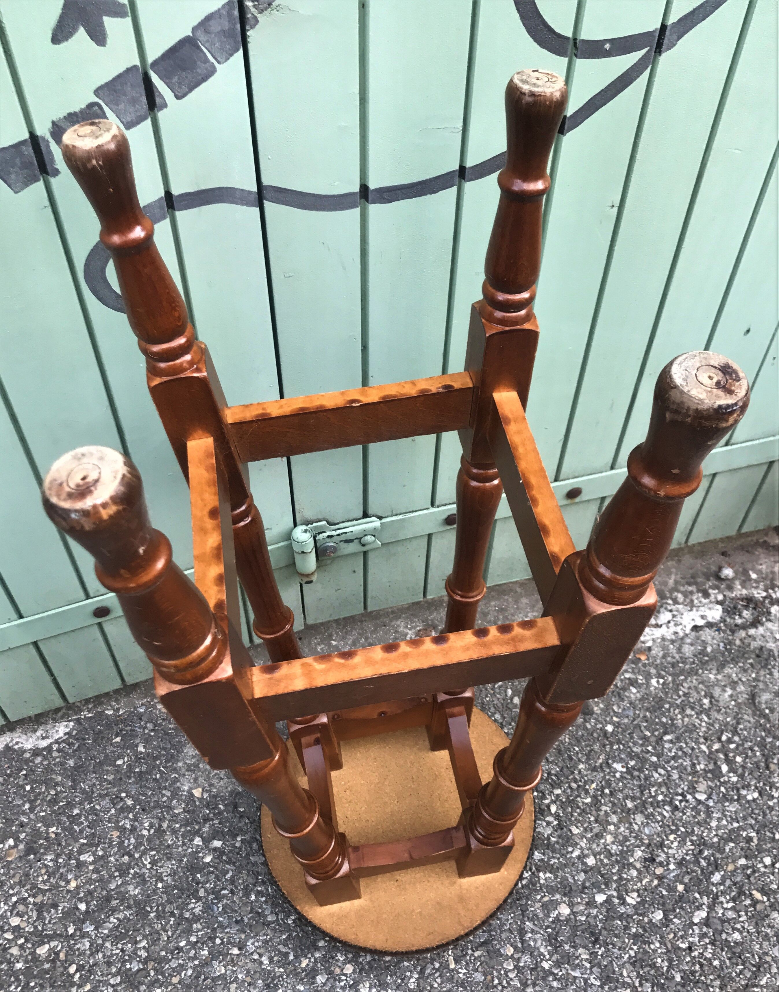 Tabouret de bar rustique