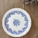 Blue flower dessert plates