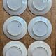Flat plates, ironstone, poppies