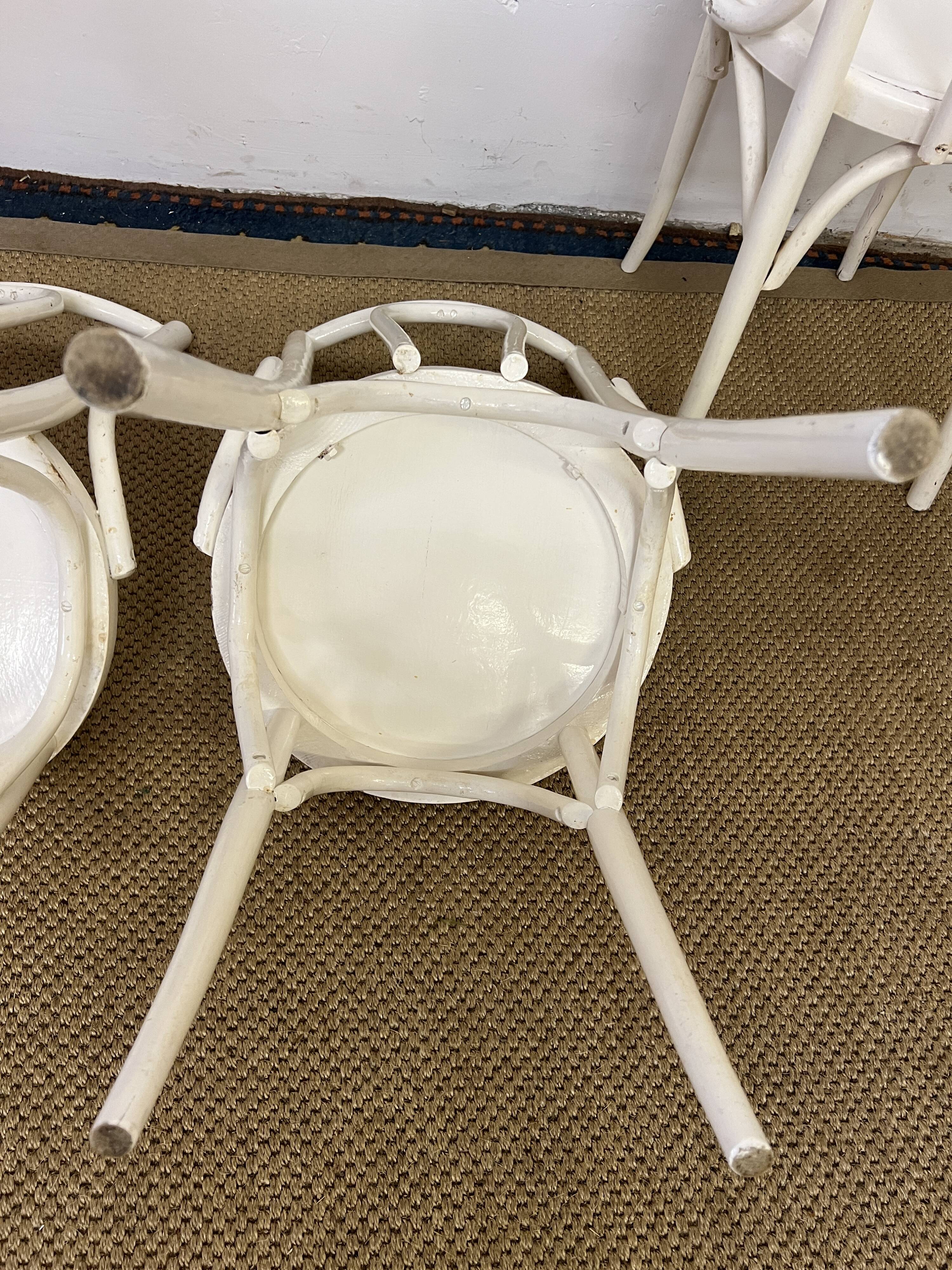Set of 4 vintage bistro chairs