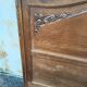 Solid oak headboard, 1930s