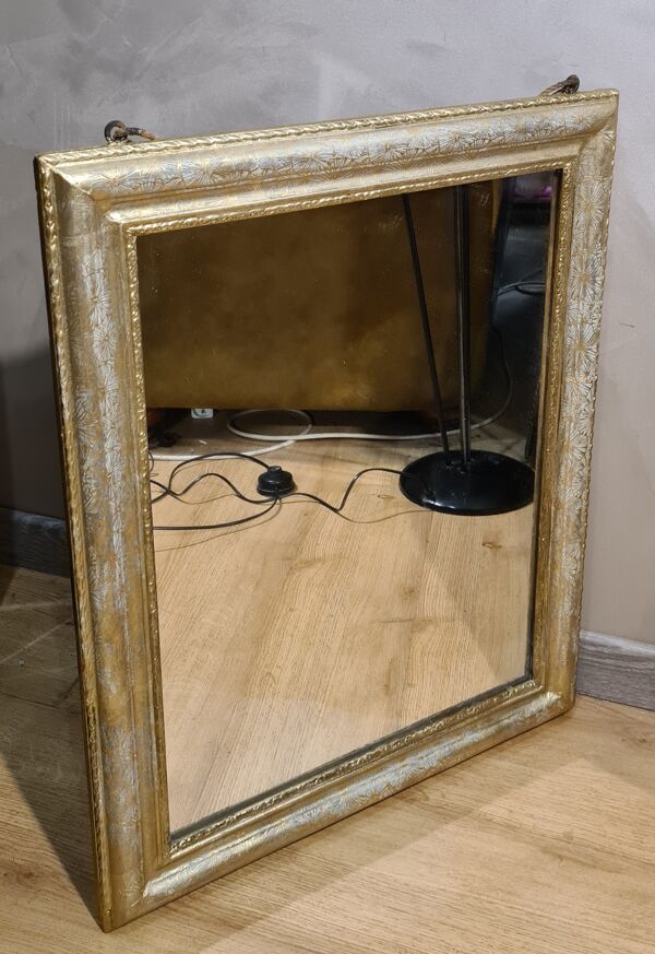 Miroir 1900 bois d origine 70x58