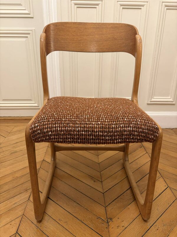 Lot 6 chaises traîneau baumann