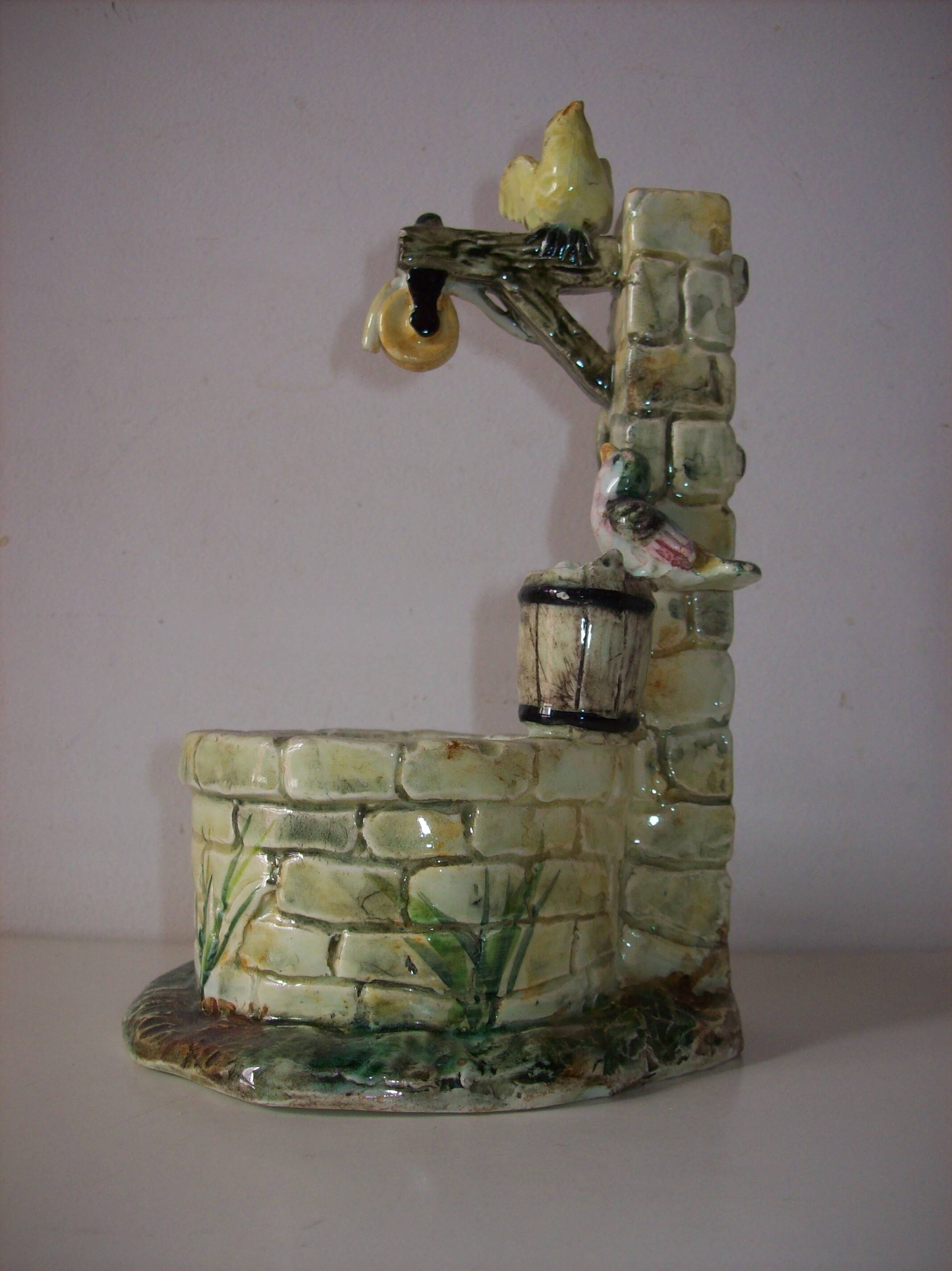 Planter in the style of Jérôme Massier bird well