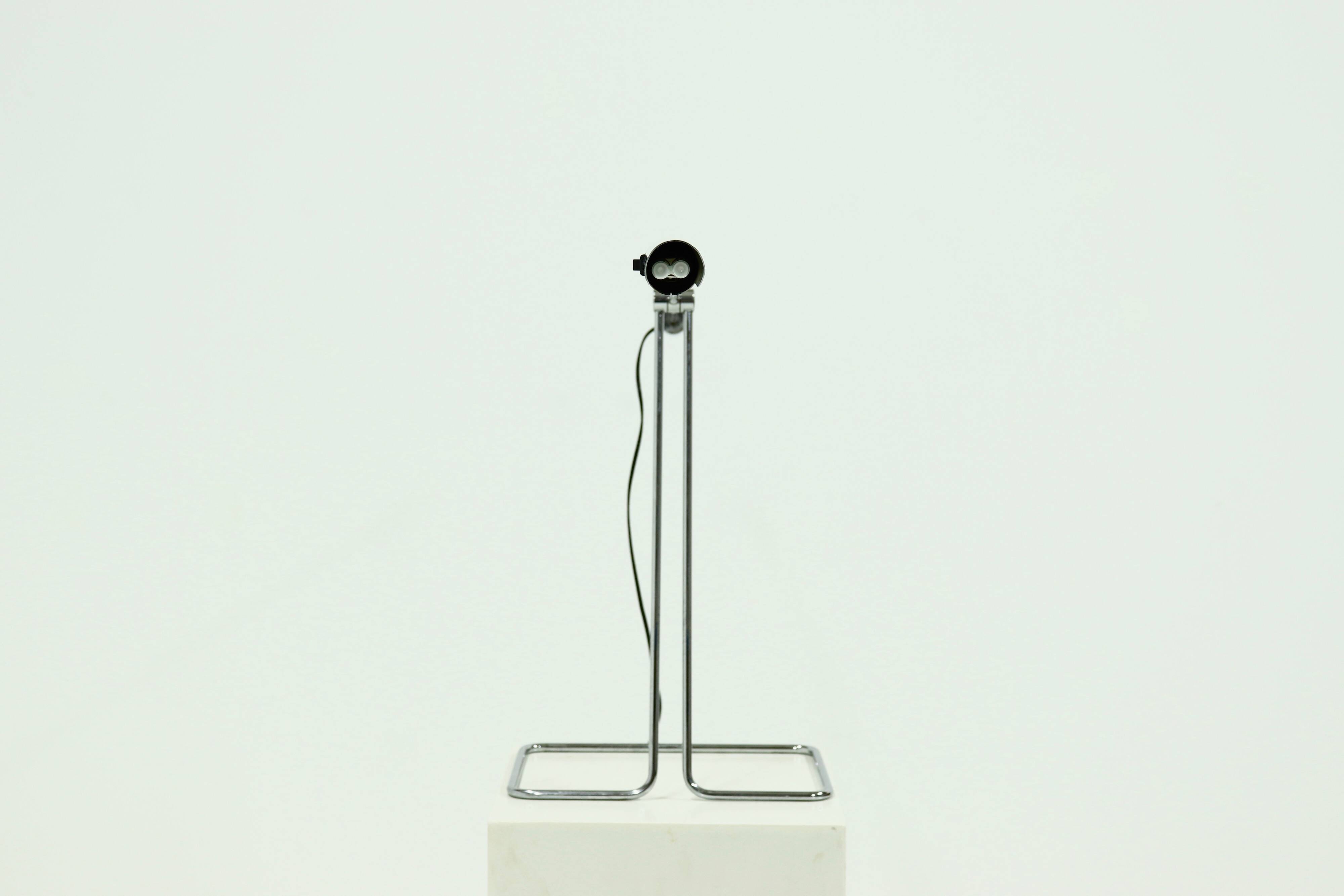 Lampe à contrepoids en acier chromé par Abo Randers Danemark 1970
